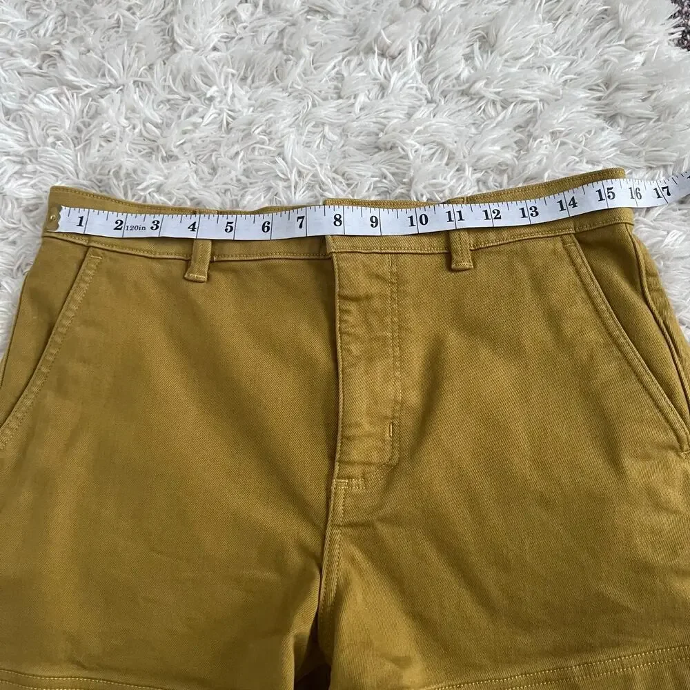 Everlane Mustard Yellow Shorts Size 10